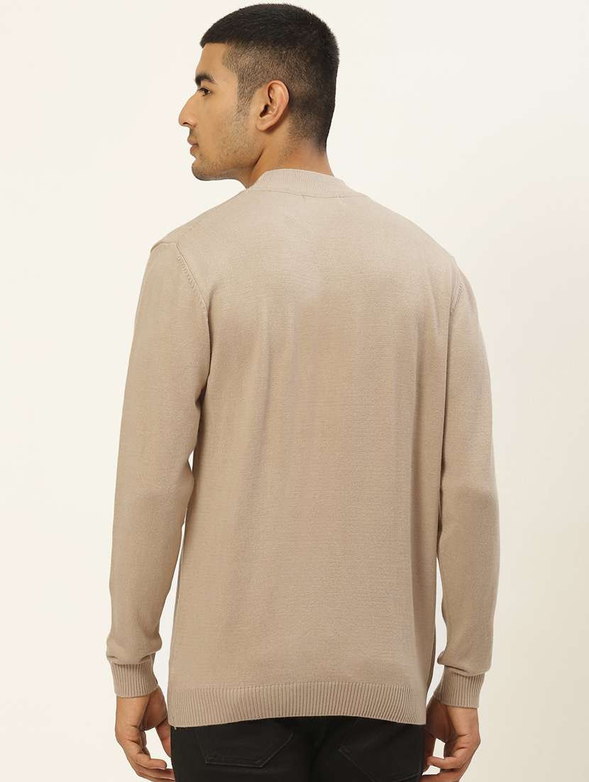 men long sleeved solid pullover - 20436551 -  Standard Image - 2