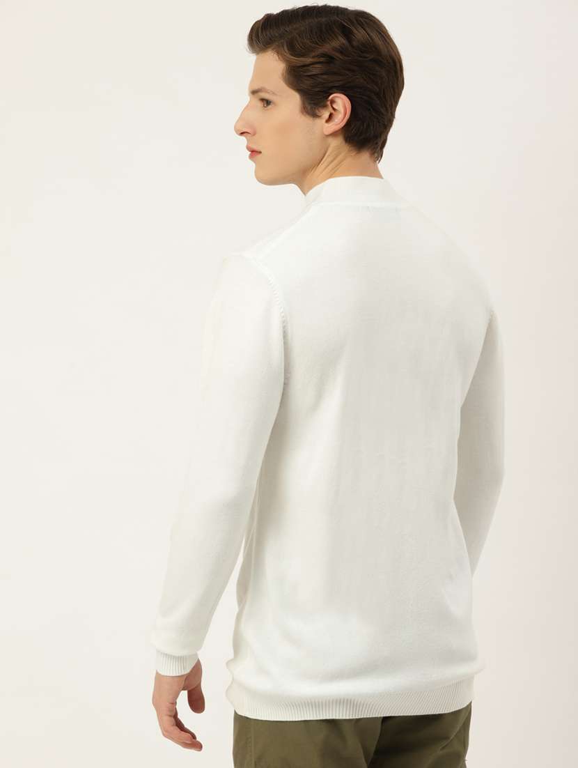 men long sleeved solid pullover - 20436552 - Standard Image - 2