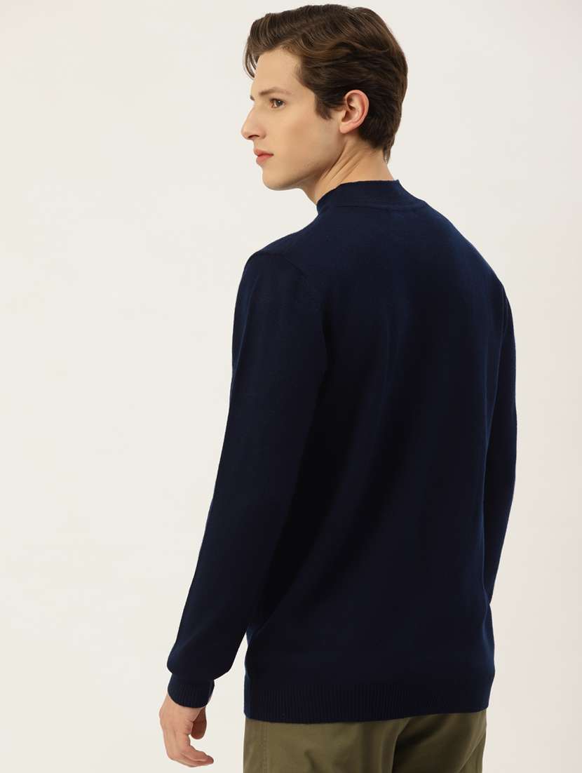 men long sleeved solid pullover - 20436553 -  Standard Image - 2