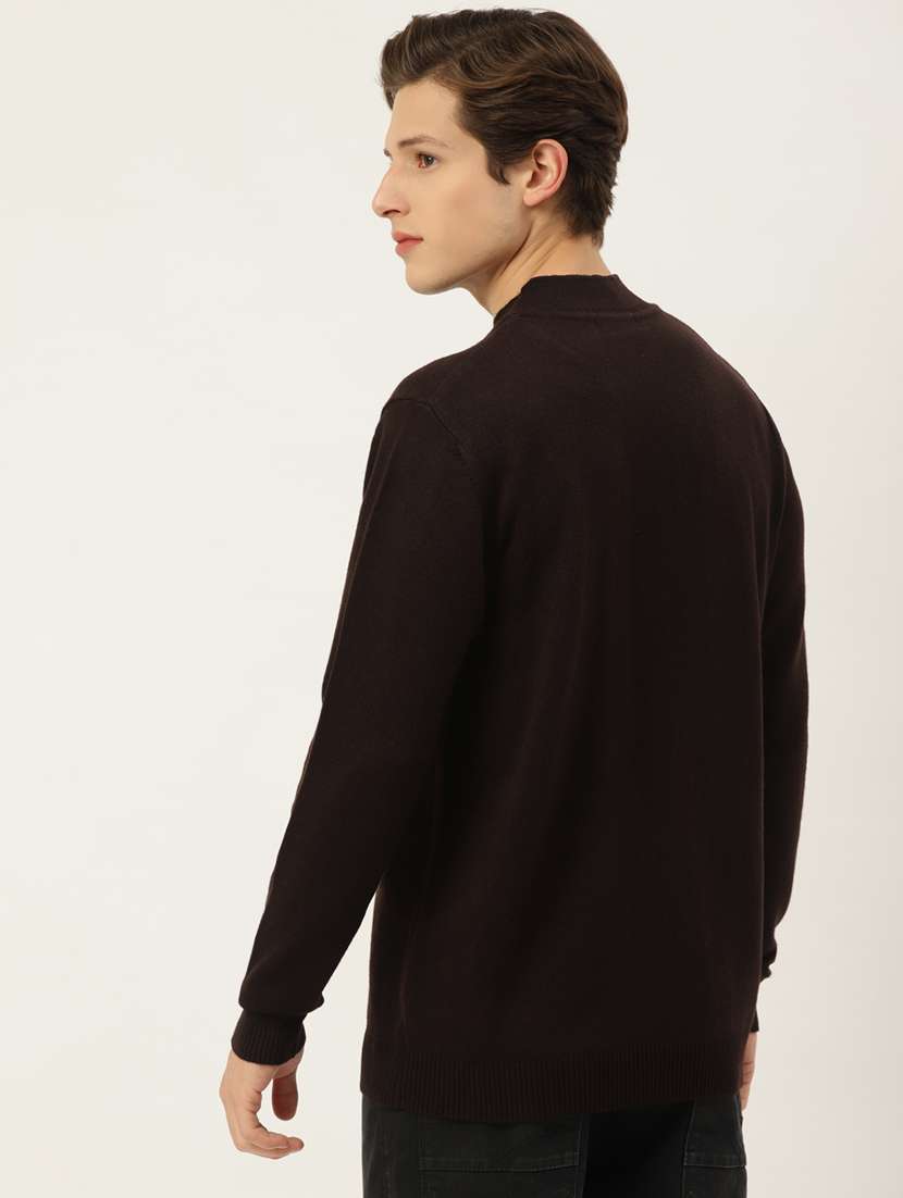 men long sleeved solid pullover - 20436559 -  Standard Image - 2