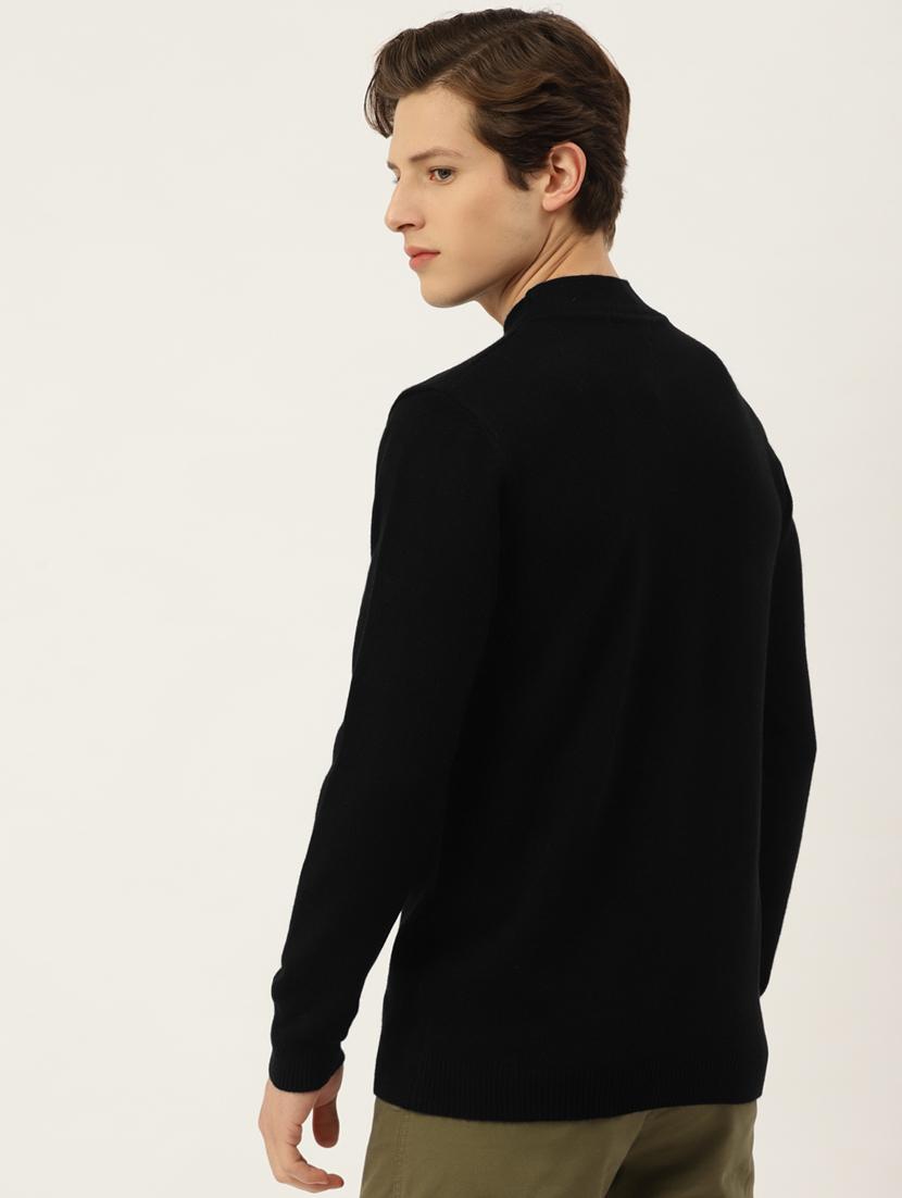 men long sleeved solid pullover - 20436560 - Standard Image - 2