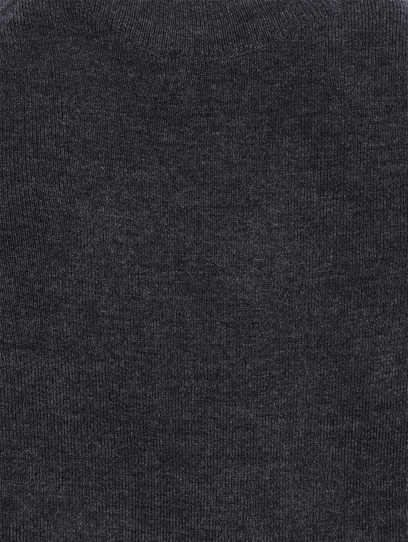 boys high neck solid sweater - 20436578 - Standard Image - 2