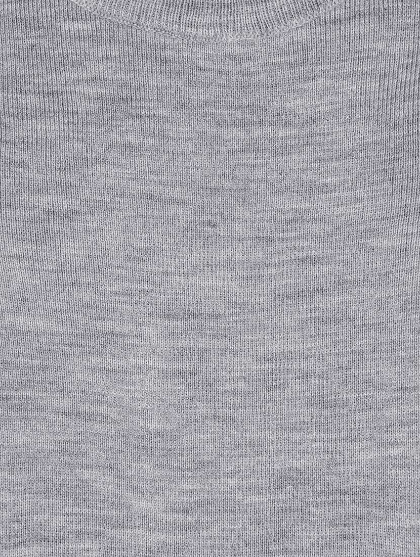 boys high neck solid sweater - 20436588 - Standard Image - 2