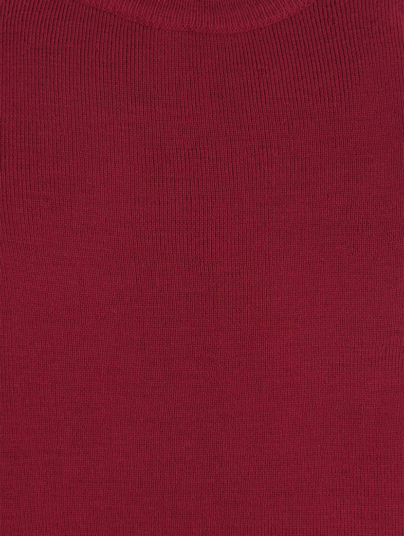 boys high neck solid sweater - 20436606 - Standard Image - 2