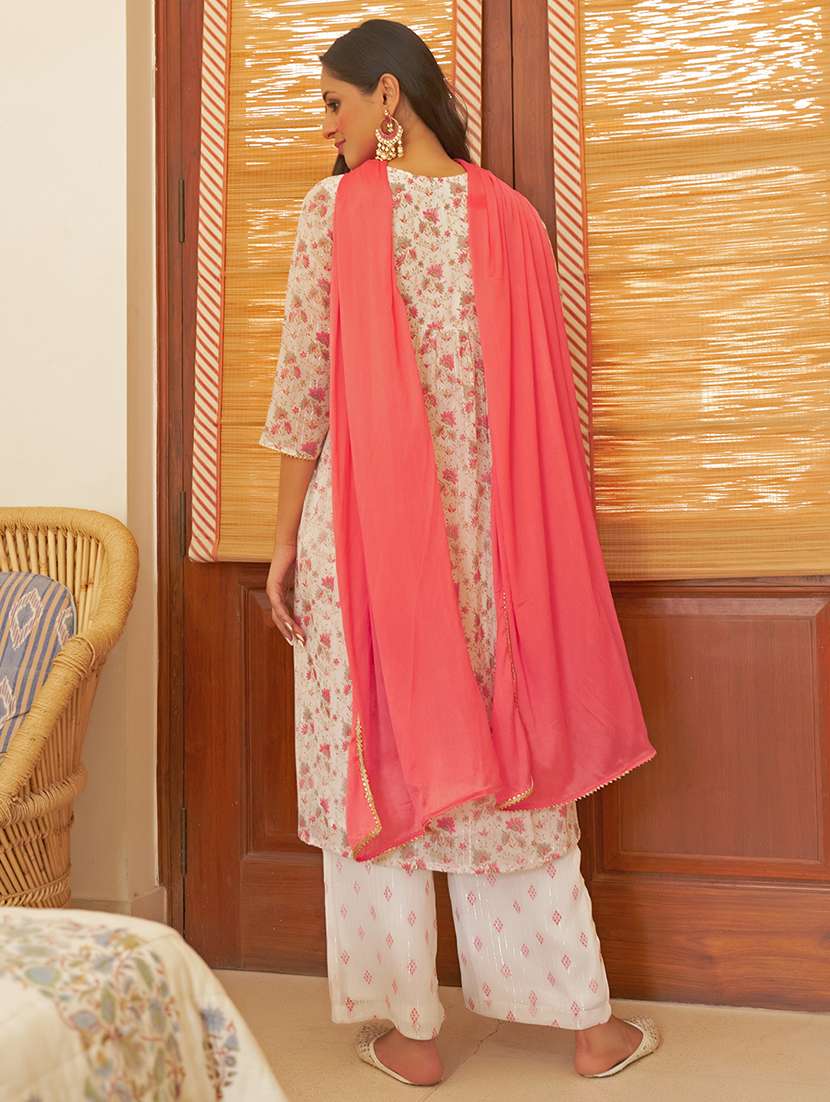 Floral Printed Suit Set - 20445521 -  Standard Image - 2