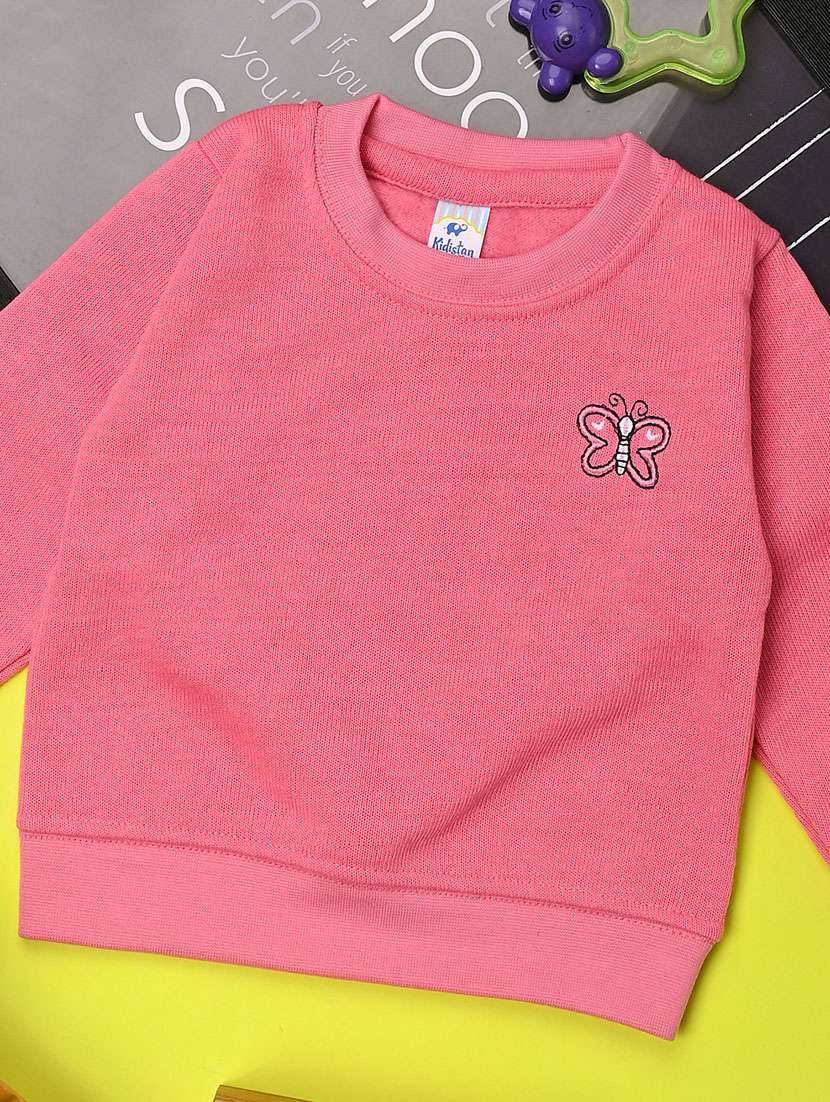 fuchsia acrylic solid sweatshirt - 20447747 - Standard Image - 2