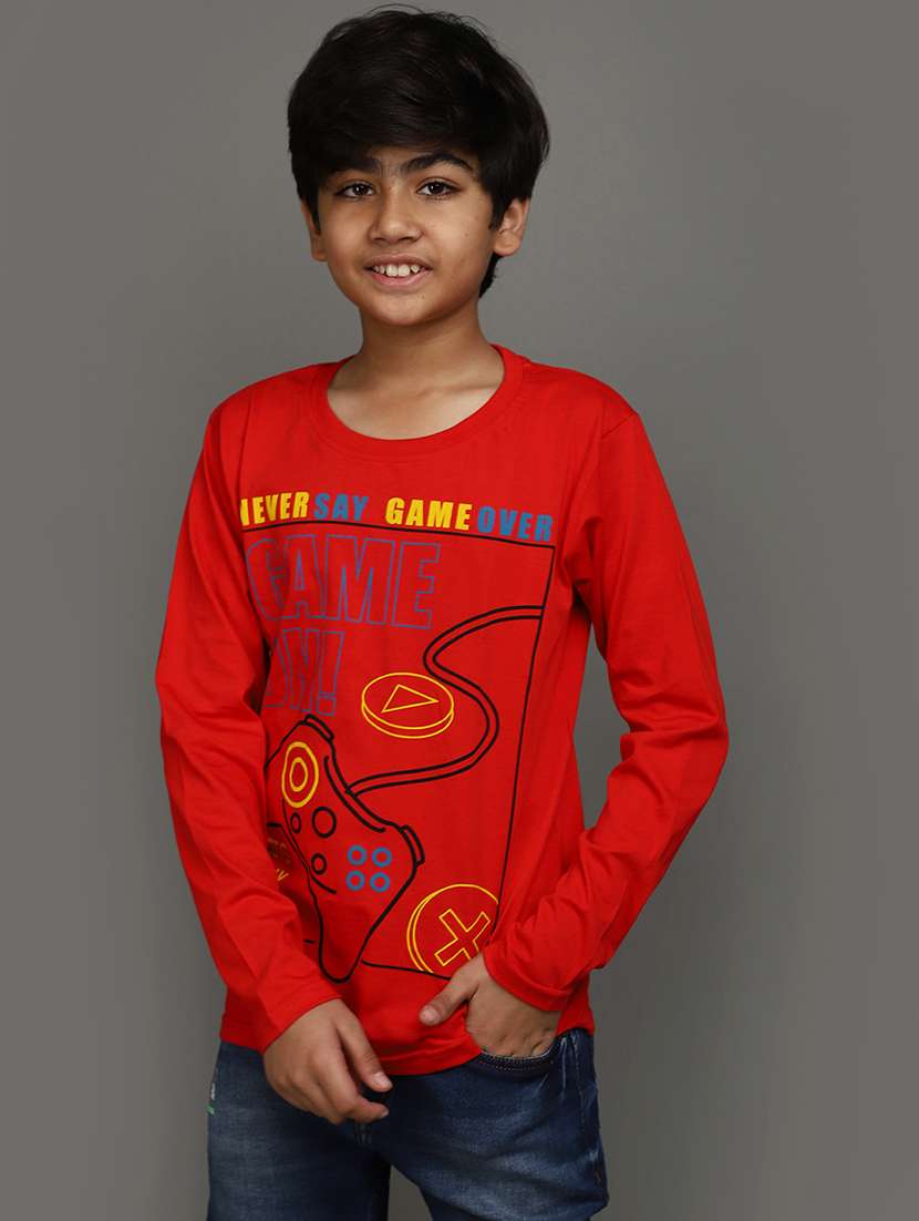red cotton tshirt - 20447846 - Standard Image - 2