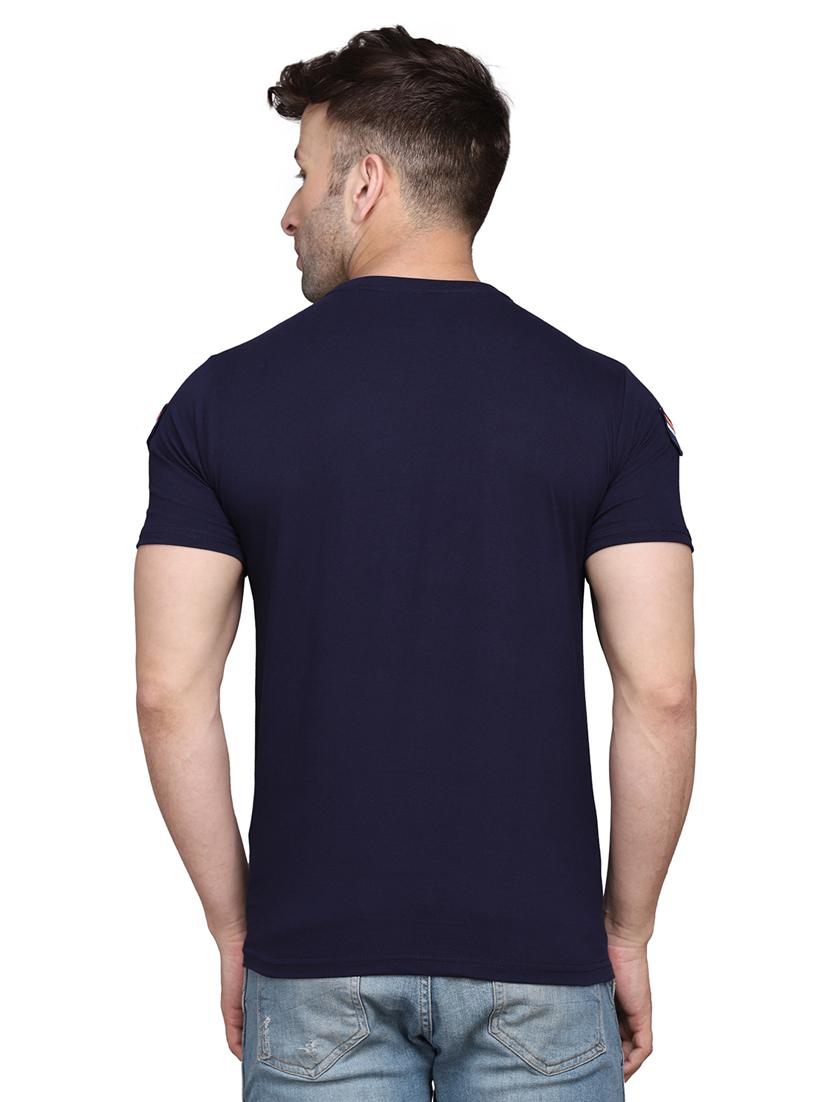 men round neck solid regular t-shirt - 20448597 - Standard Image - 2