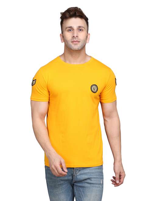 yellow cotton tshirt - 20448637 - Standard Image - 0