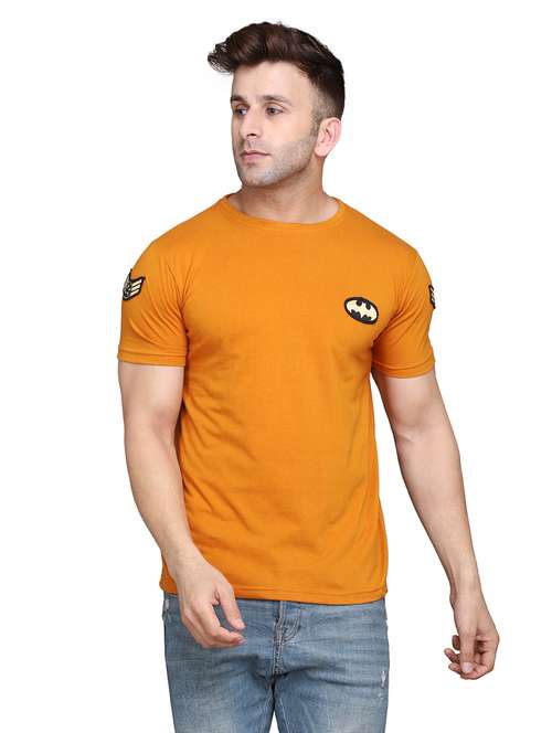 mustard cotton tshirt - 20448642 -  Standard Image - 0