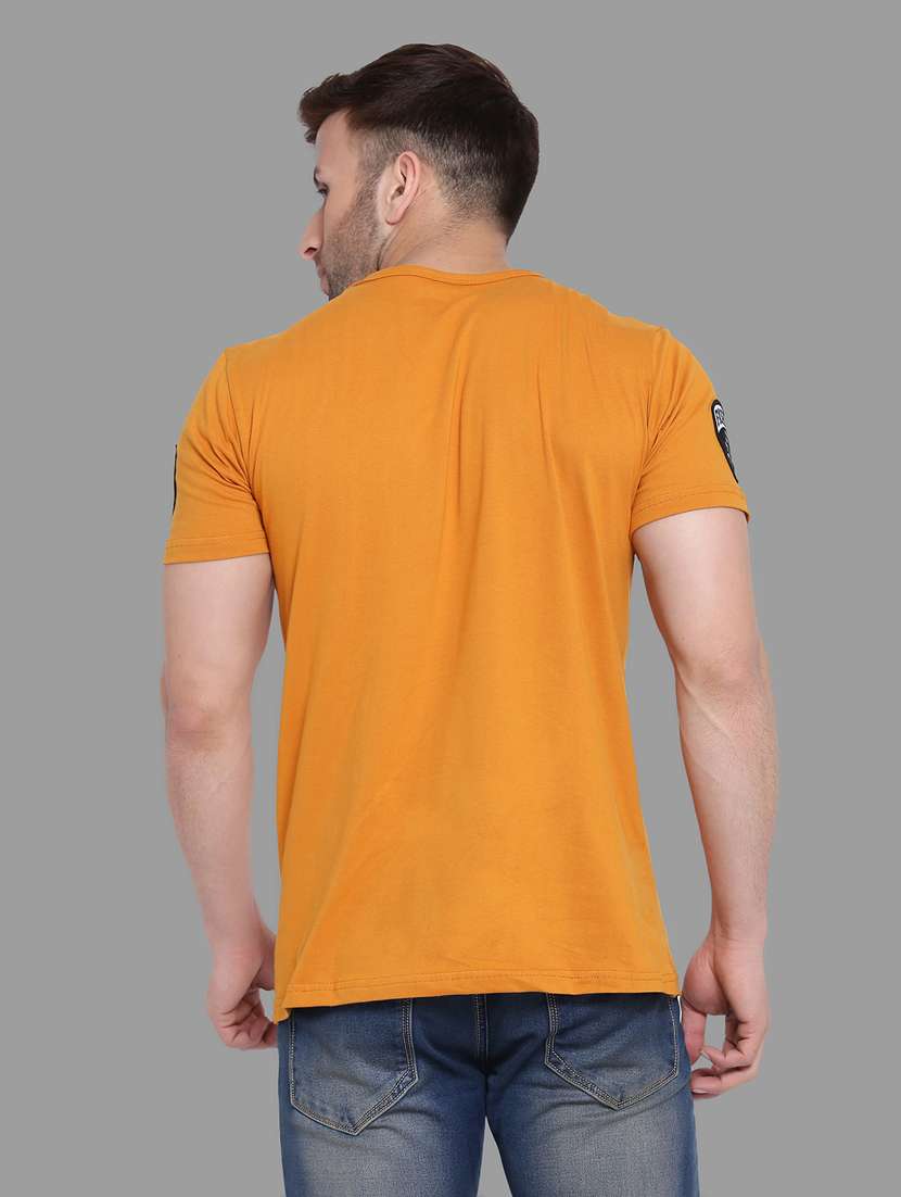 mustard cotton tshirt - 20448645 -  Standard Image - 2