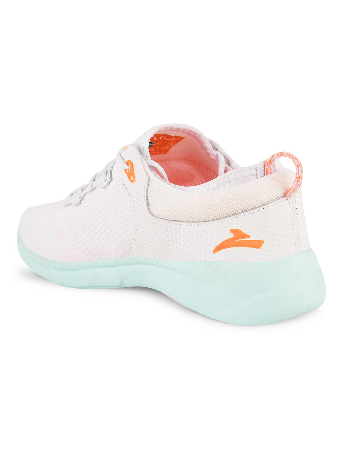 men solid white lace-up sport shoe - 20449222 - Standard Image - 2