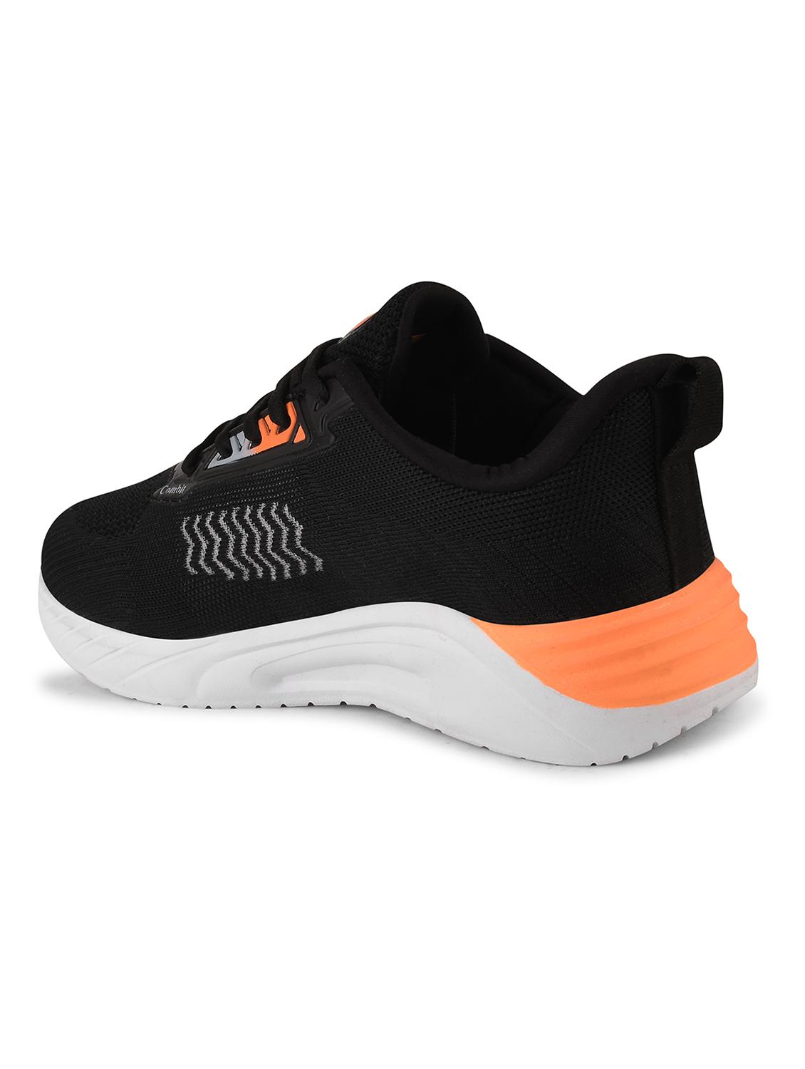 men self designed black lace-up sport shoe - 20449236 - Standard Image - 2