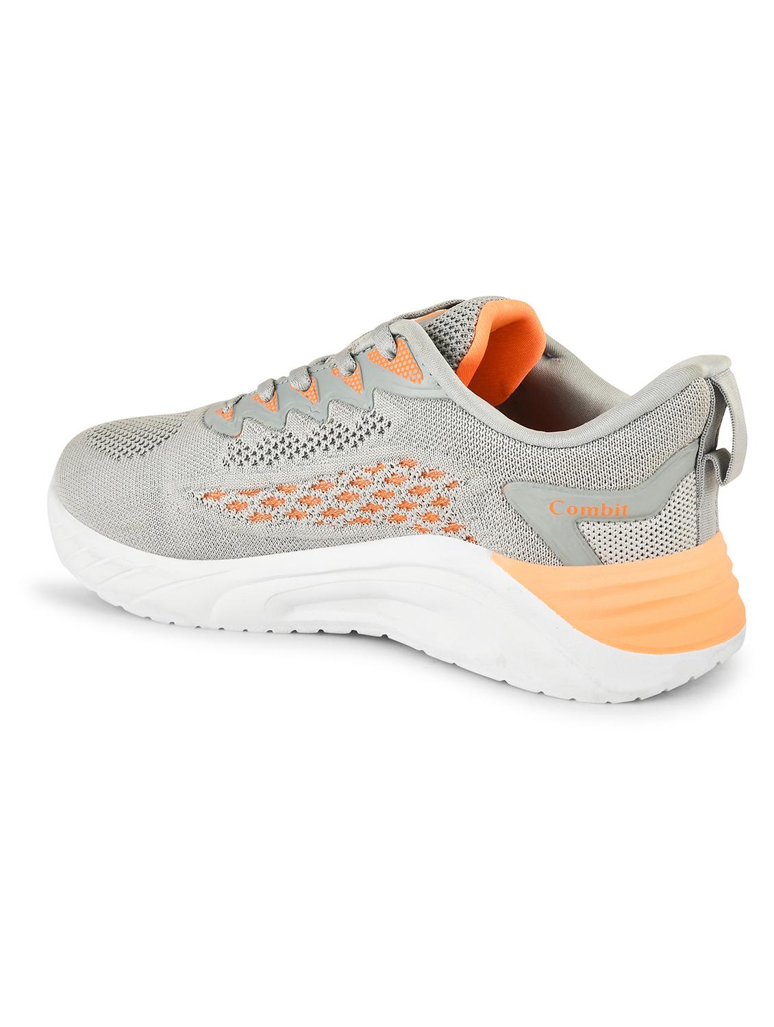 men self designed grey lace-up sport shoe - 20449240 - Standard Image - 2