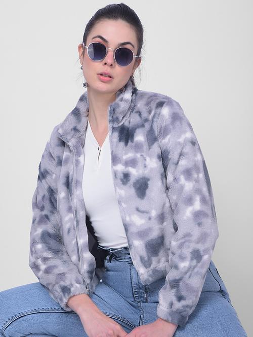 women multi color polyester fur jacket  - 20449389 -  Standard Image - 0