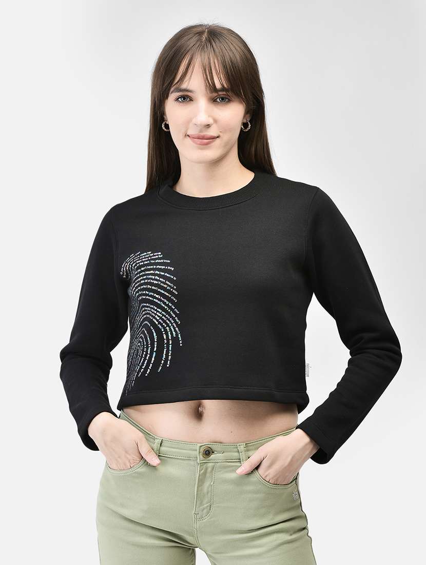 women's placement print sweatshirt