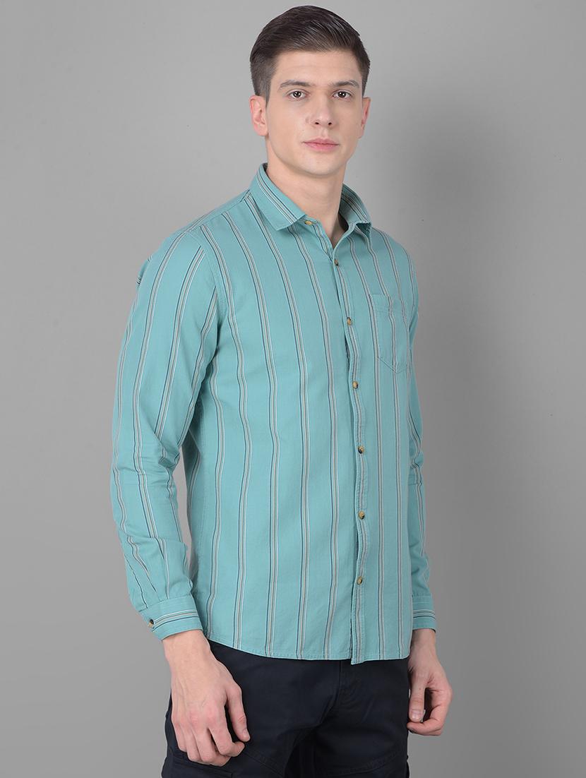 cotton striped casual shirt - 20454996 - Standard Image - 2