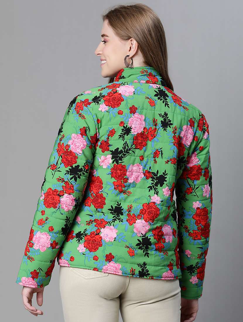 women multi color polyester regular jacket - 20458024 -  Standard Image - 2