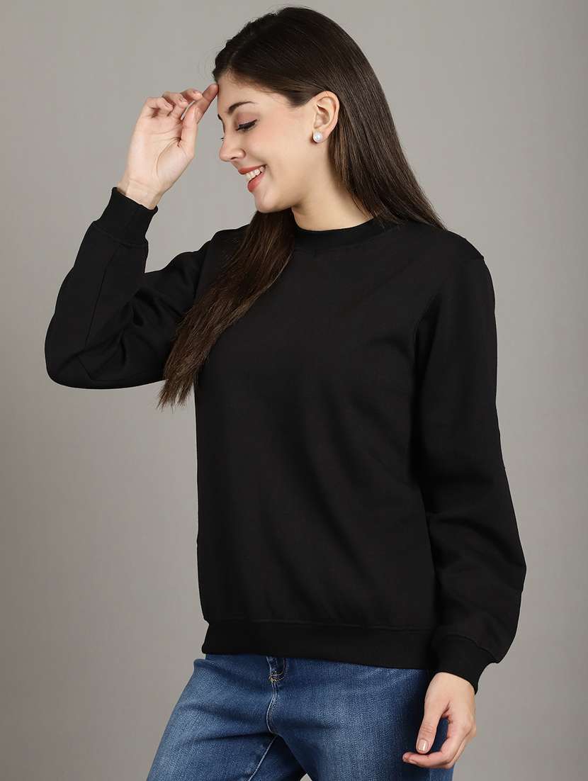 women's plain sweatshirt - 20458032 -  Standard Image - 2
