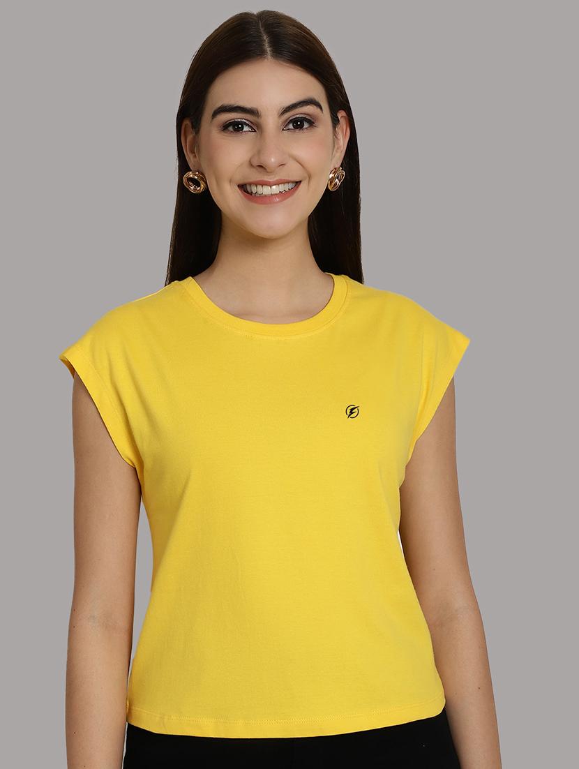 women's plain crew neck t-shirt - 20458340 - Zoom Image - 0