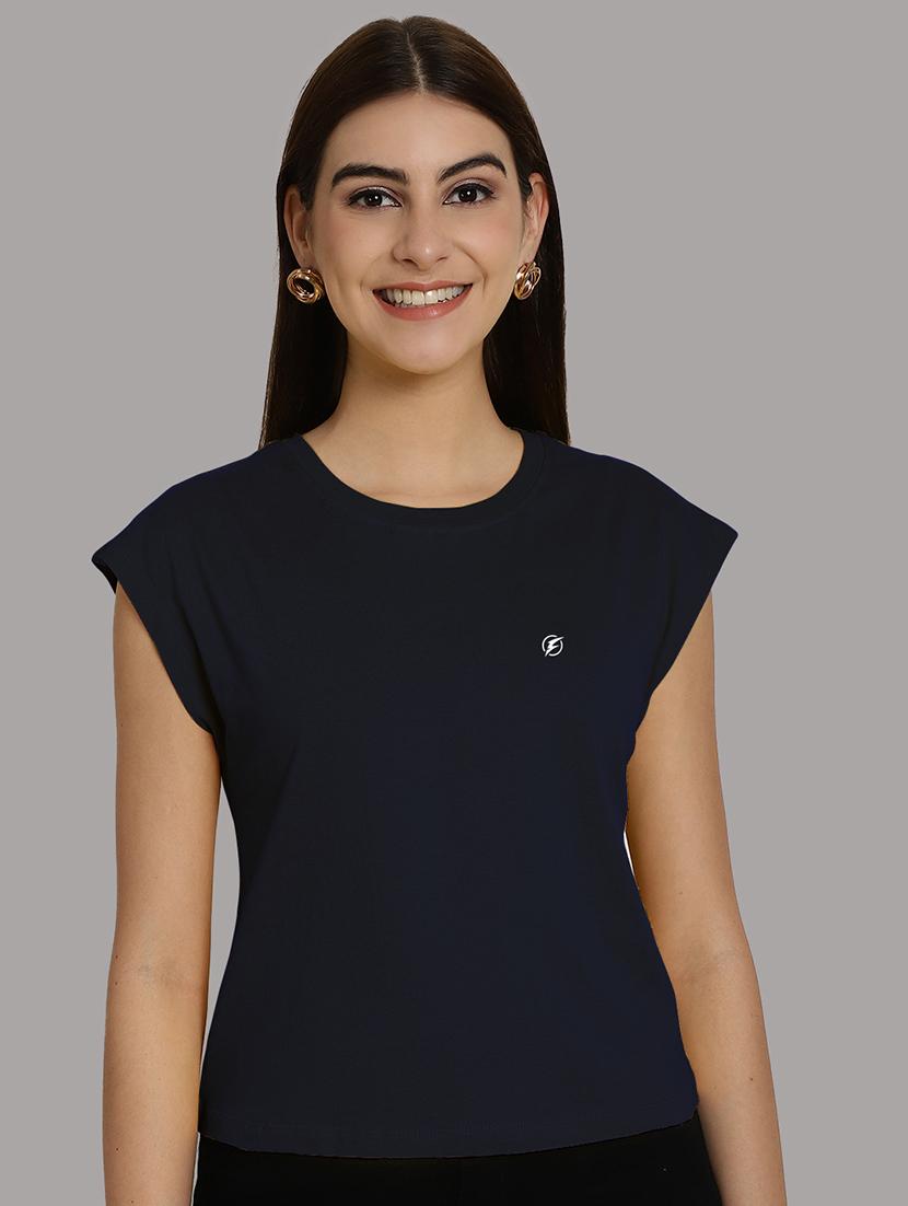 women's plain round neck t-shirt