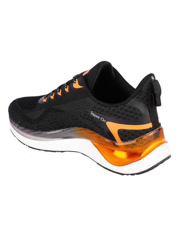black lace up sport shoes - 20458587 - Standard Image - 2