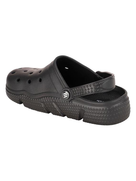 men solid black clog - 20458631 - Standard Image - 2