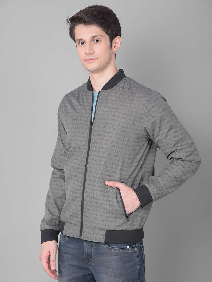 crimsoune club men's grey printed jacket - 20459454 -  Standard Image - 2