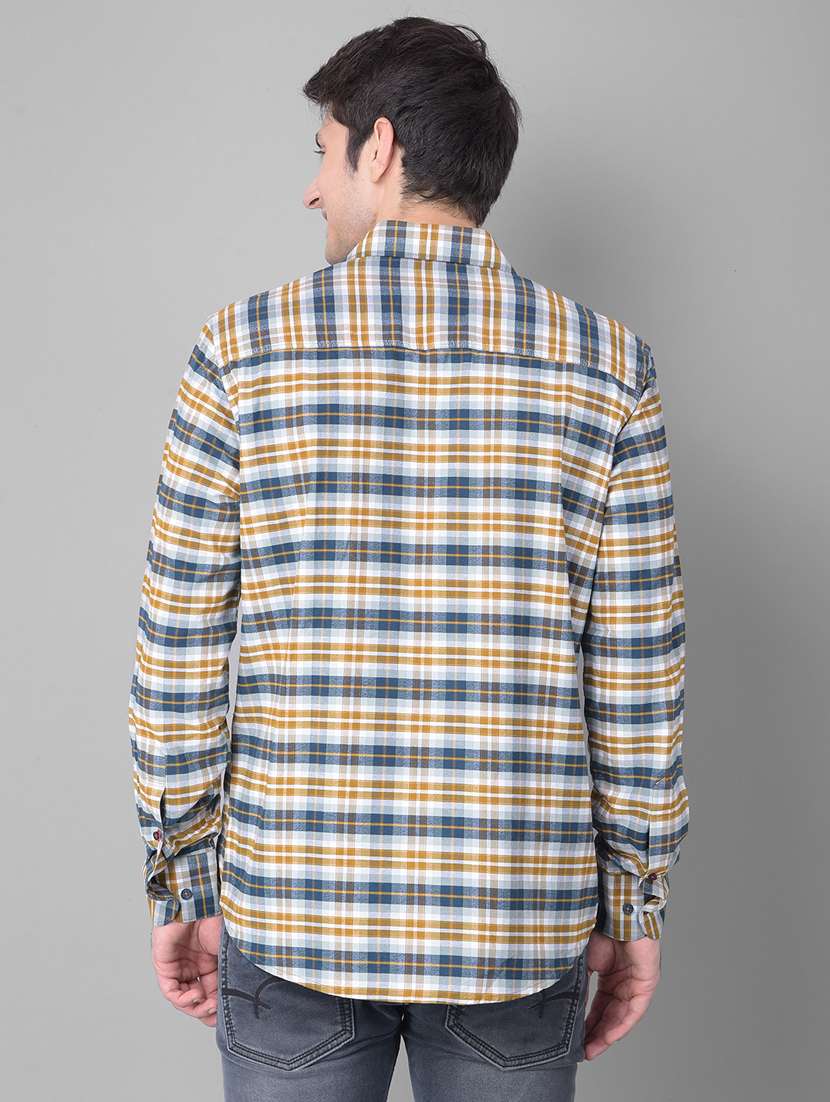 slim fit checkered casual shirt - 20459469 -  Standard Image - 2