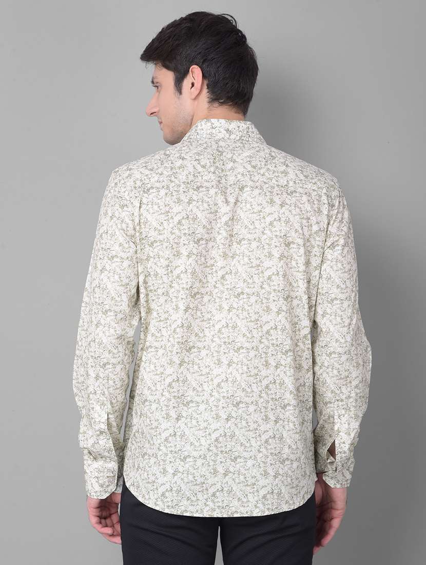 slim fit casual printed shirt - 20459485 - Standard Image - 2