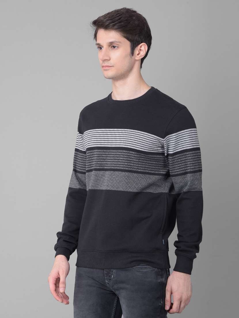 mens striped sweatshirt - 20459502 - Standard Image - 2