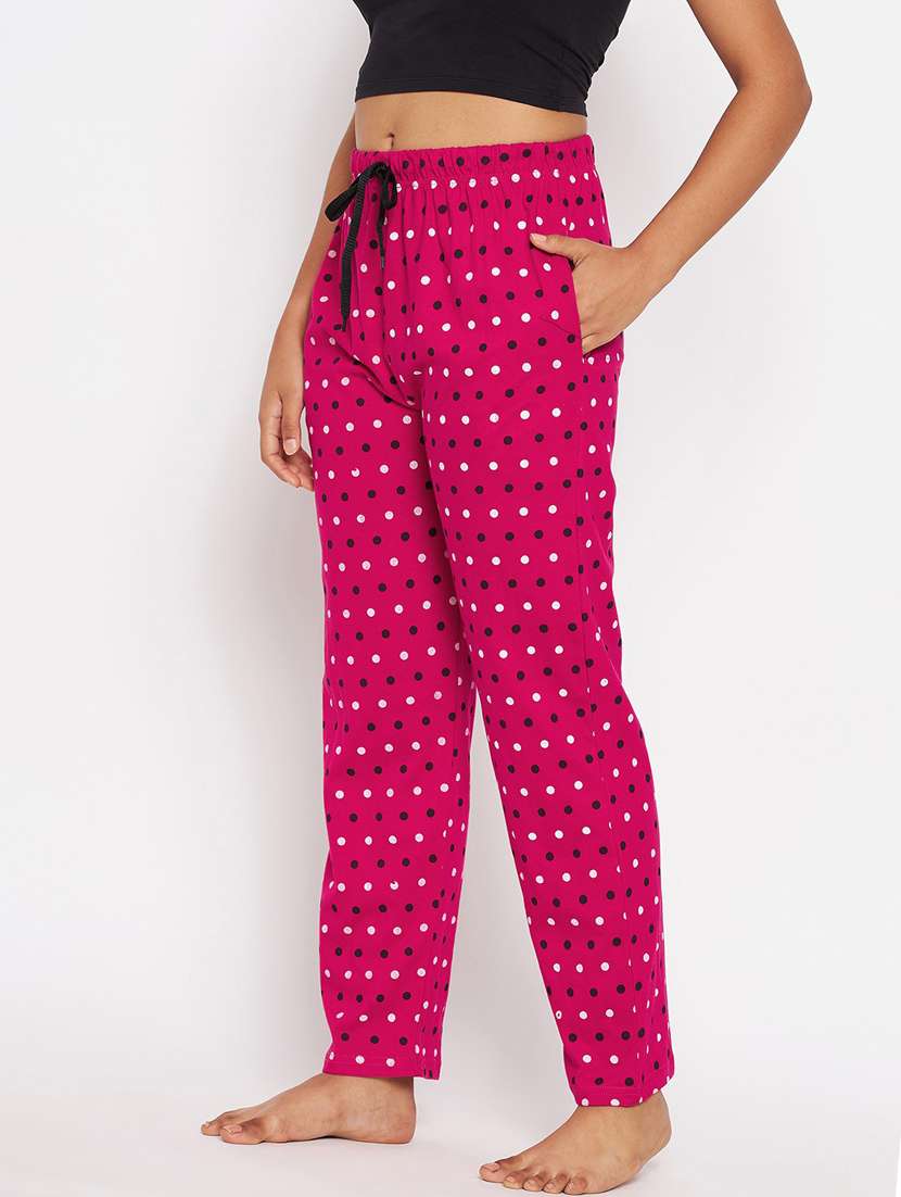 women mid rise cotton pajama - 20467591 -  Standard Image - 2