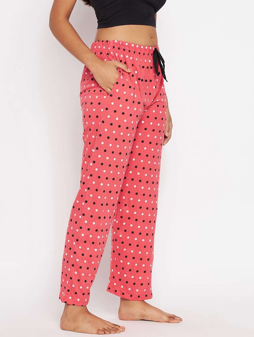 women mid rise cotton pajama - 20467600 -  Standard Image - 2