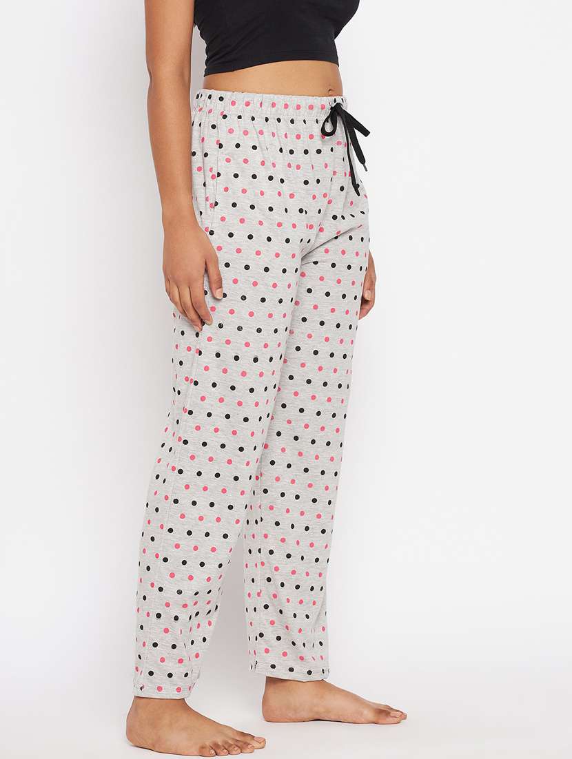 women mid rise cotton pajama - 20467604 -  Standard Image - 2