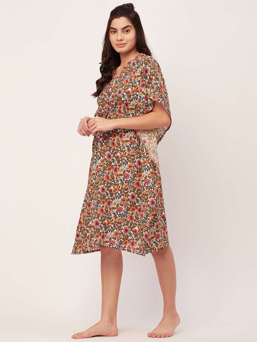 optic white floral print sleepshirt - 20468200 -  Standard Image - 2