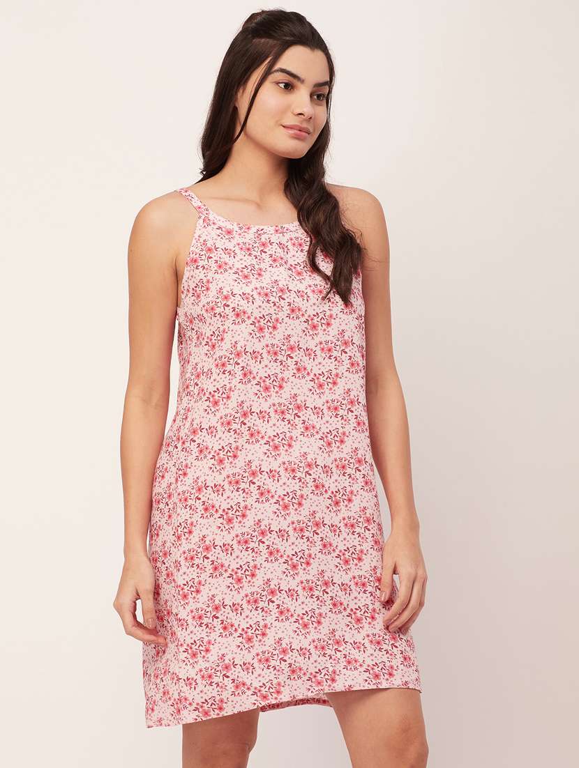 pink floral print sleepshirt - 20468207 -  Standard Image - 2