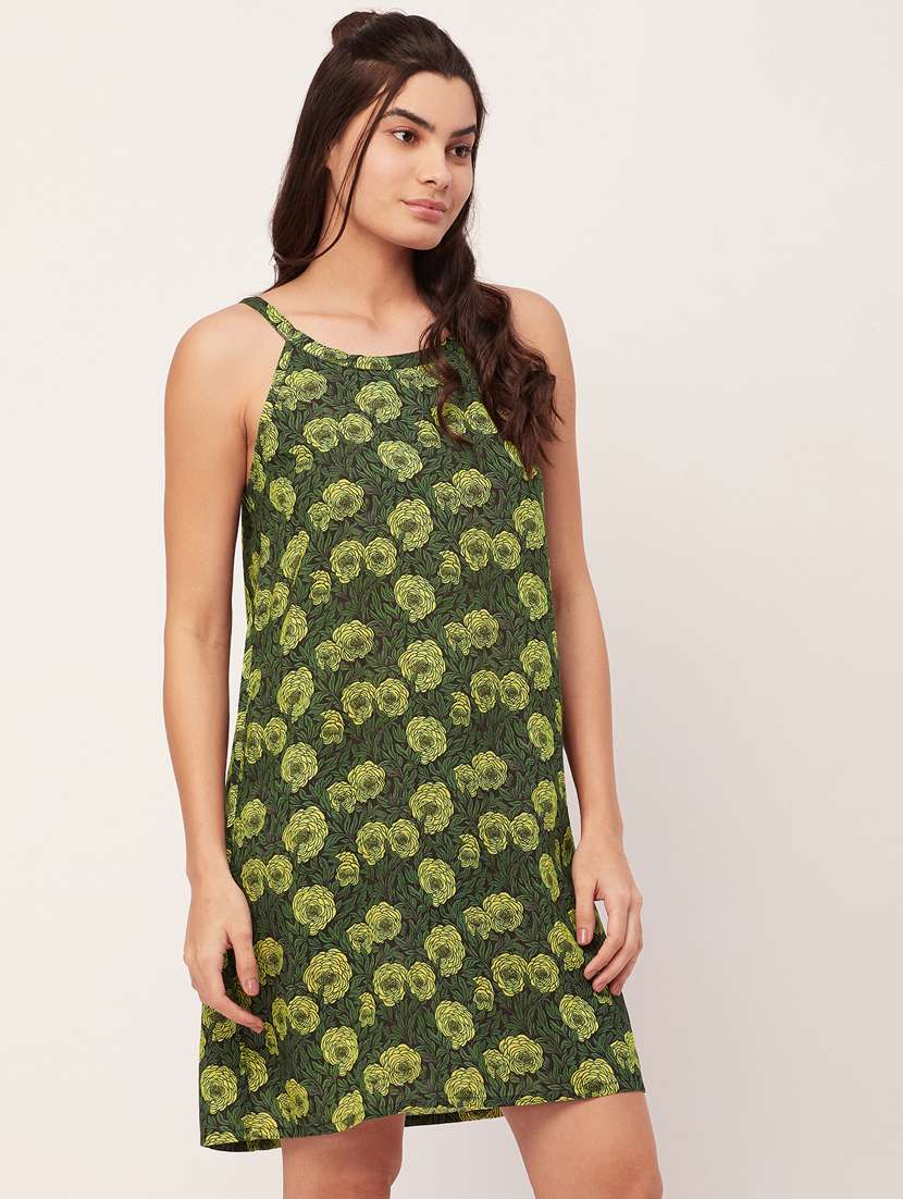 green floral print sleepshirt - 20468208 -  Standard Image - 2