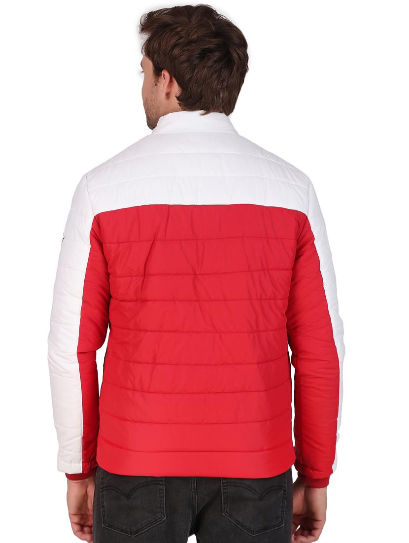 men color block multi colored polyester casual jacket - 20468256 - Standard Image - 2