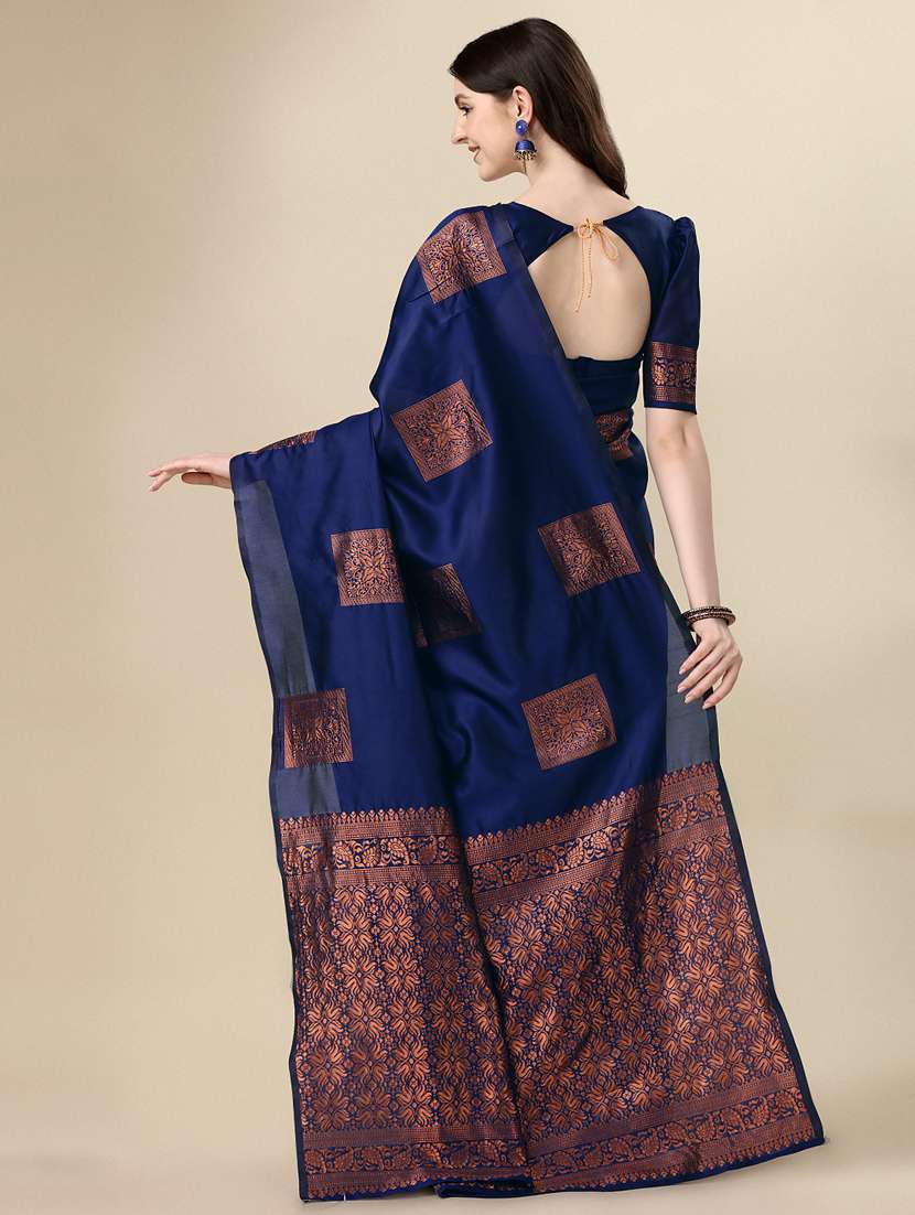 women's banarasi saree with blouse - 20469357 - Standard Image - 2