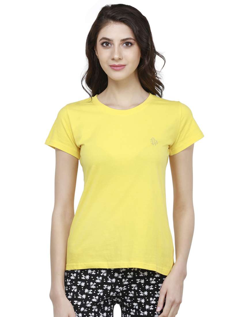 women's plain round neck t-shirt