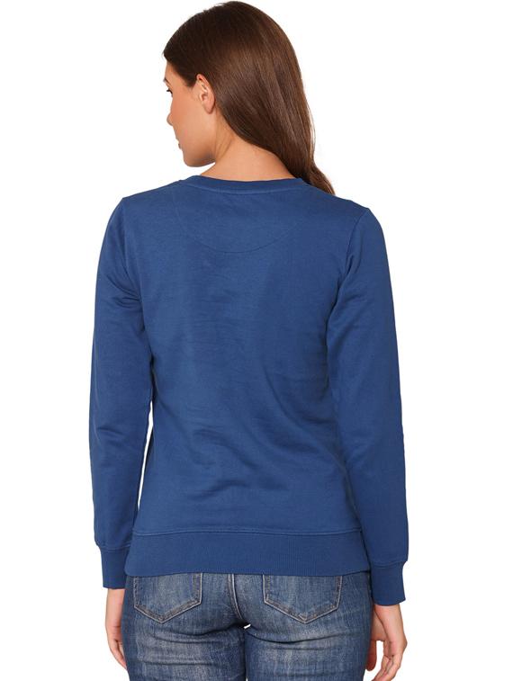 blue solid regular sweatshirt - 20469907 - Standard Image - 2