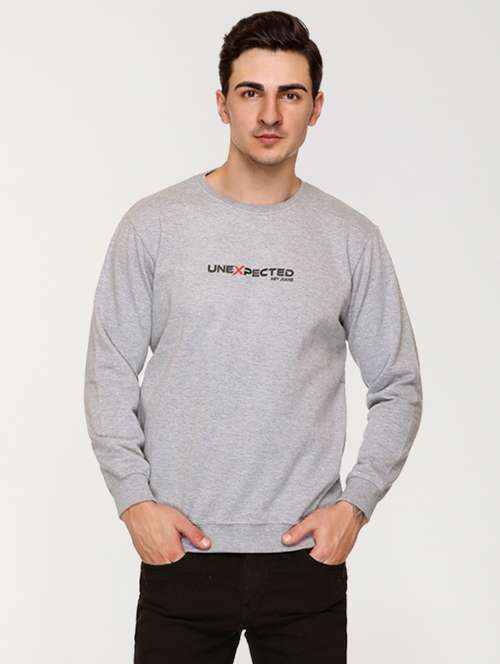 mens chest print sweatshirt - 20469908 - Standard Image - 0