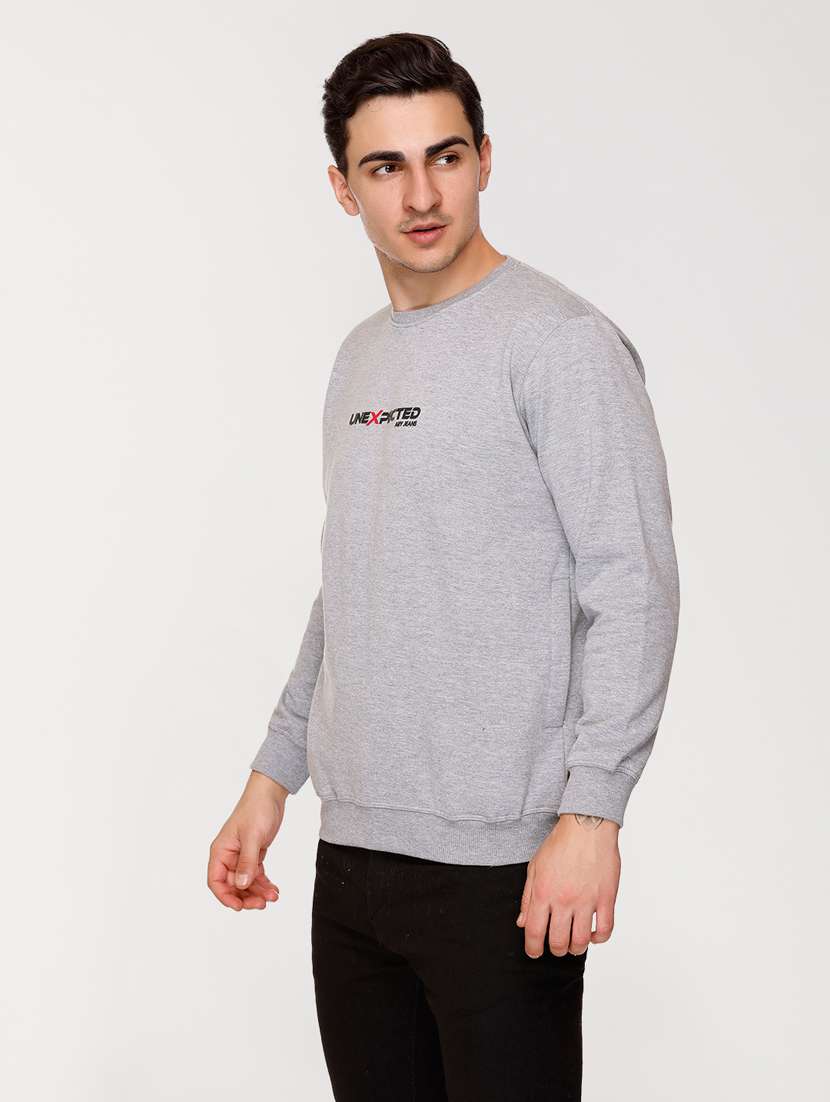 mens chest print sweatshirt - 20469908 - Standard Image - 2
