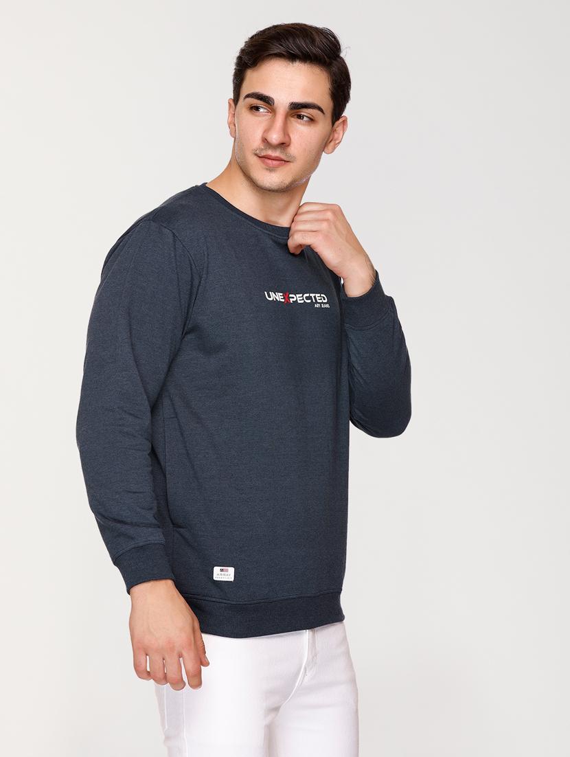 mens chest print sweatshirt - 20469909 - Standard Image - 2