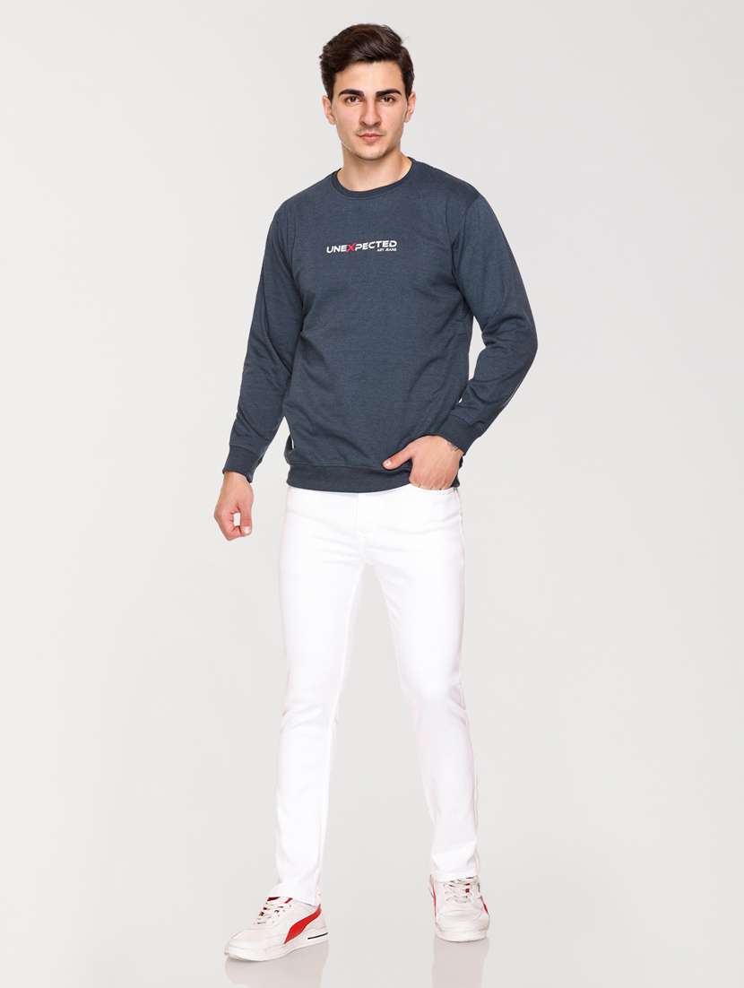 Mens Chest Print Sweatshirt
