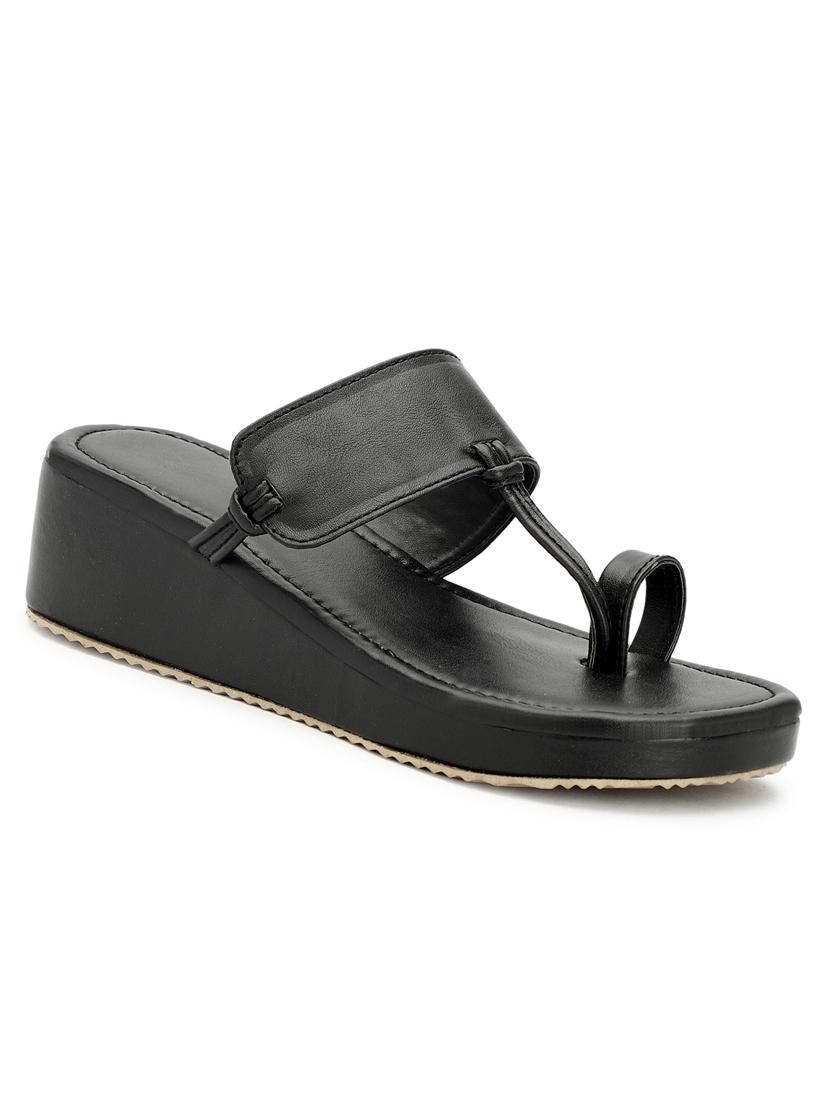 women's black platform sandal - 20470421 - Zoom Image - 0