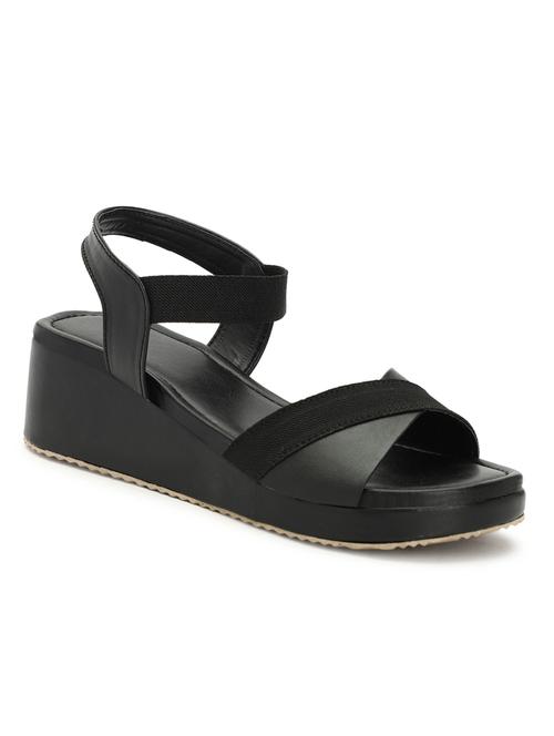 women's black platforms wedge - 20470425 -  Standard Image - 0