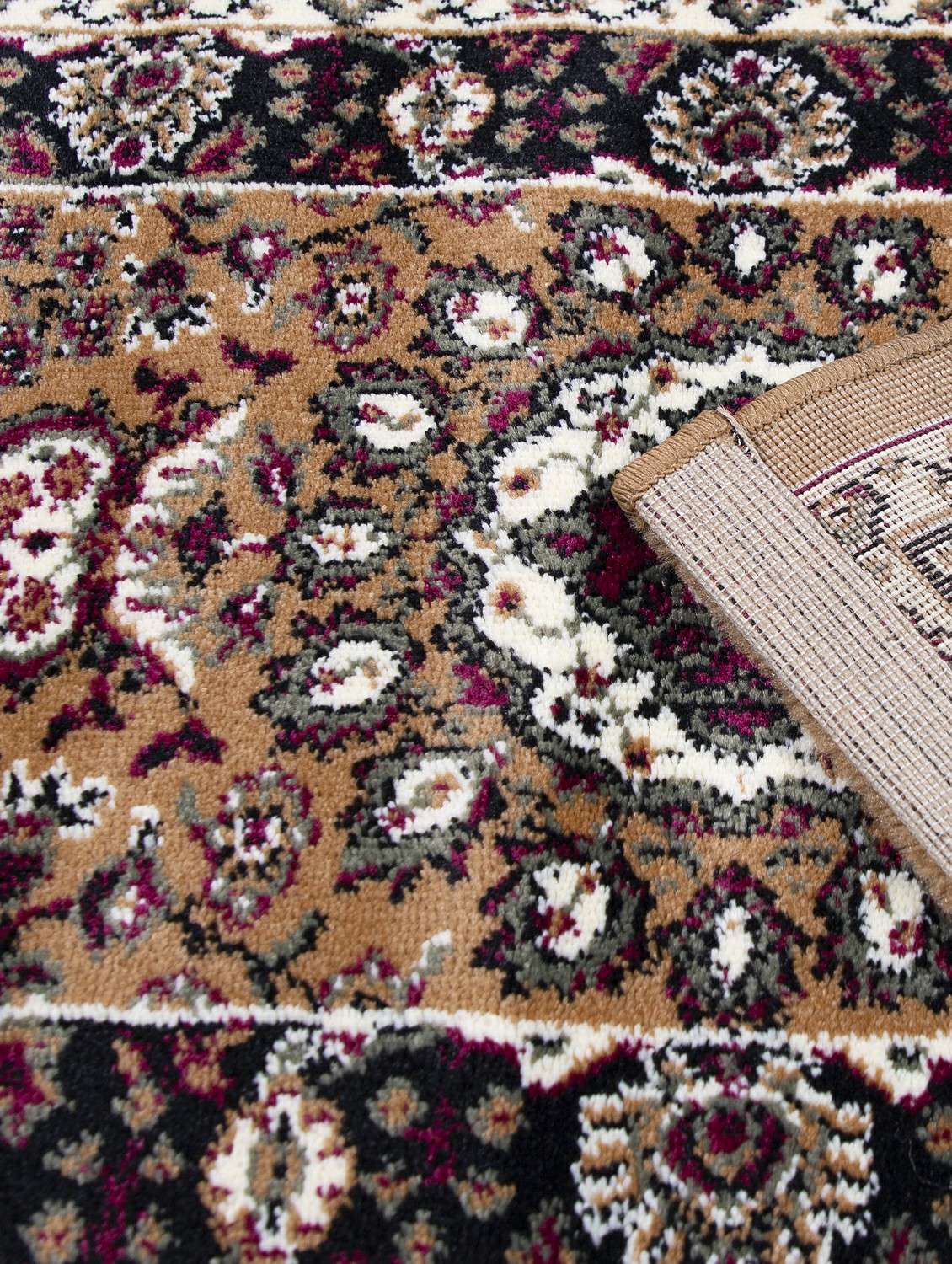 carpet galore premium polypropylene kitchen/bedside runner  (gold, 50 x 150 cm,aladin-309) - 20473436 -  Standard Image - 2