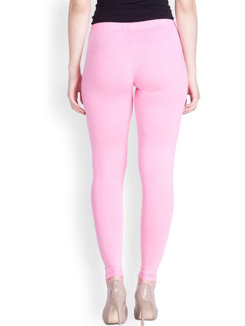pink solid full length legging - 20473553 -  Standard Image - 2