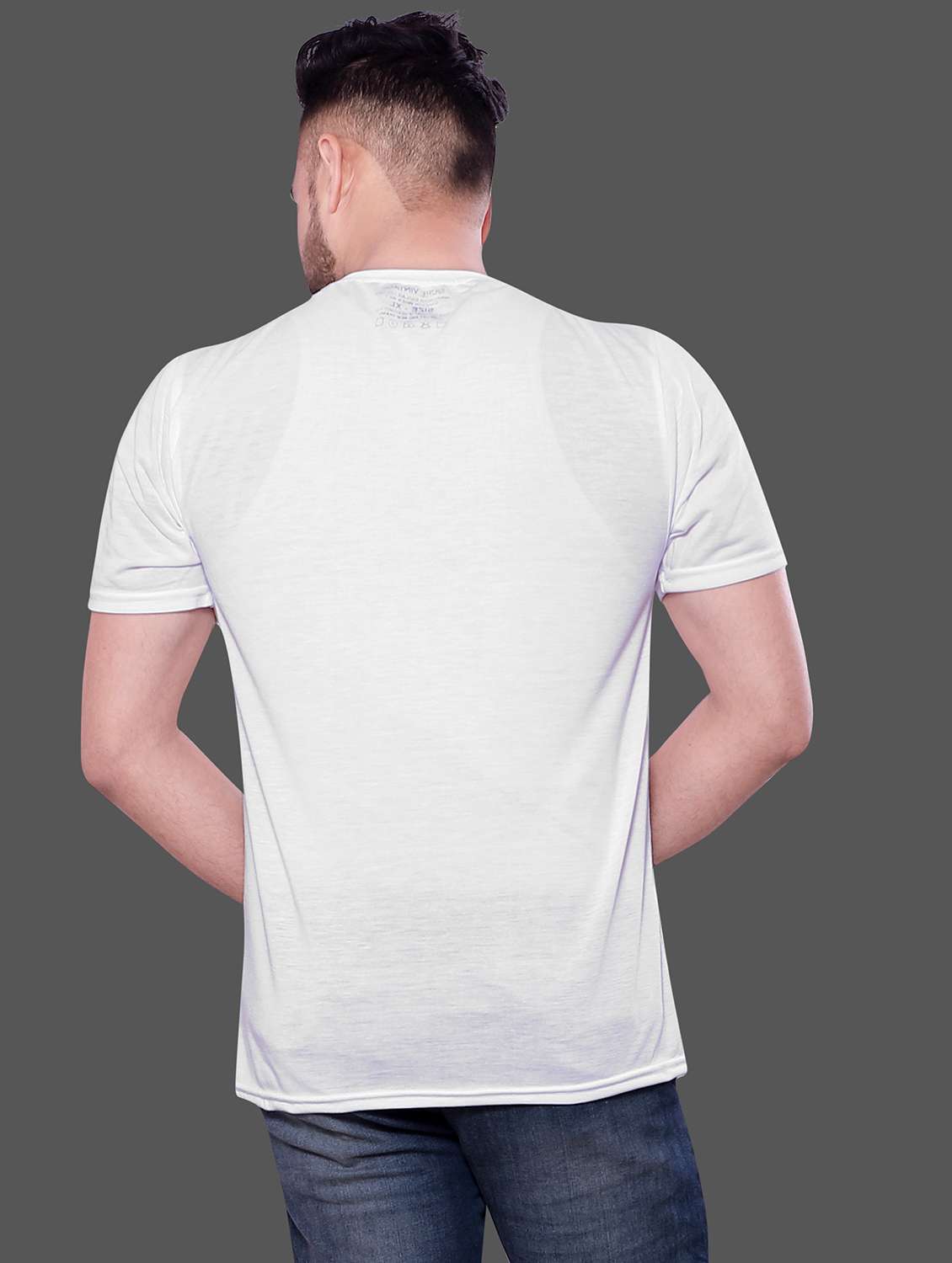 men white cotton regular t-shirt - 20474111 -  Standard Image - 2